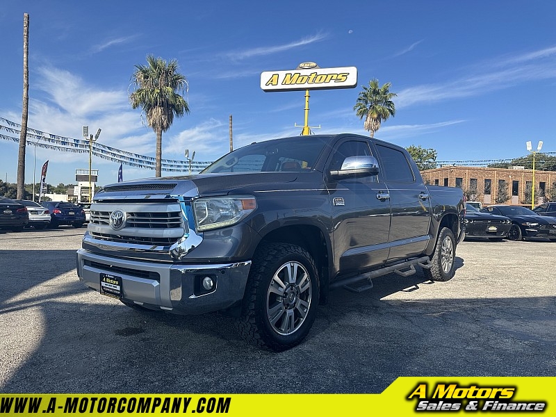 Used 2014  Toyota Tundra 4WD CrewMax 1794 5.7L FFV at A Motors Sales & Finance near San Antonio, TX