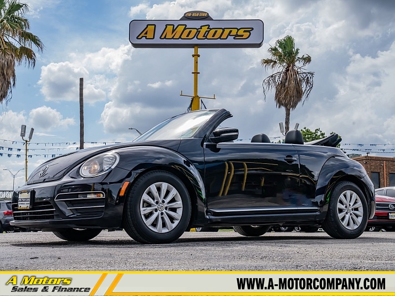 Used 2019  Volkswagen Beetle 2d Convertible 2&period;0T S at A Motors Sales & Finance near San Antonio&comma; TX