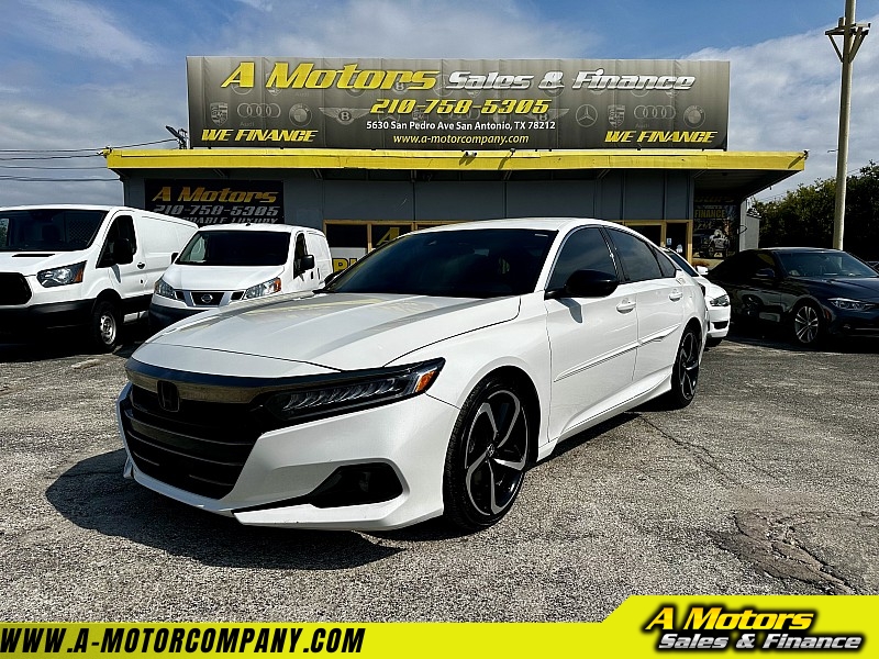 Used 2022  Honda Accord Sedan Sport 1.5T CVT at A Motors Sales & Finance near San Antonio, TX