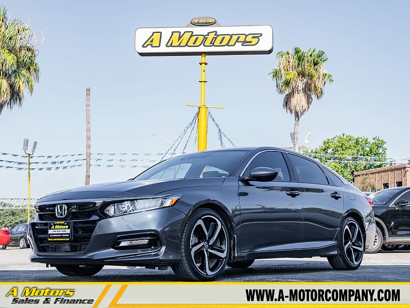 Used 2019 Honda Accord Sedan 4d Sport 1.5L CVT at A Motors Sales & Finance near San Antonio, TX