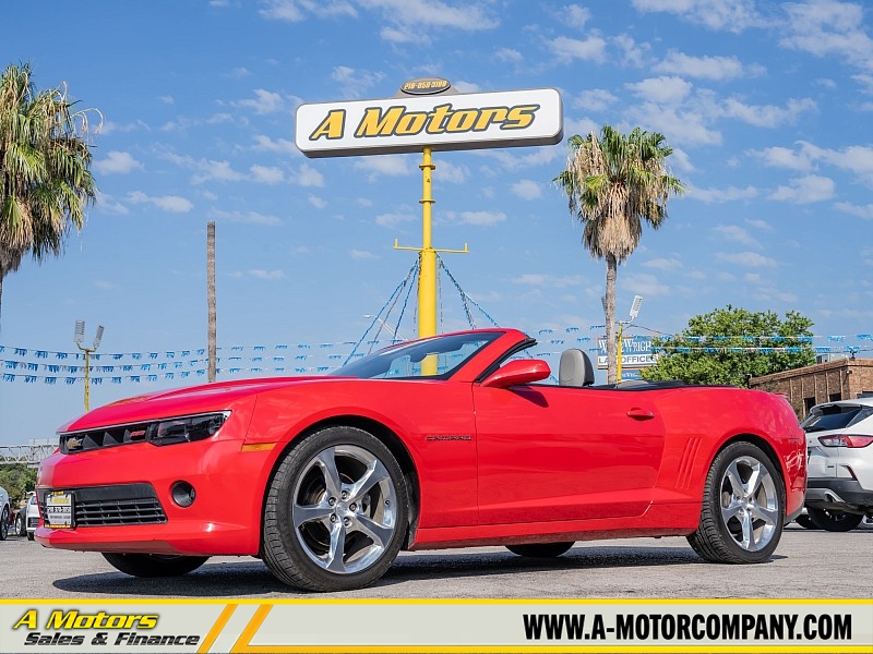 Used 2015 Chevrolet Camaro 2d Convertible LT2 at A Motors Sales & Finance near San Antonio, TX