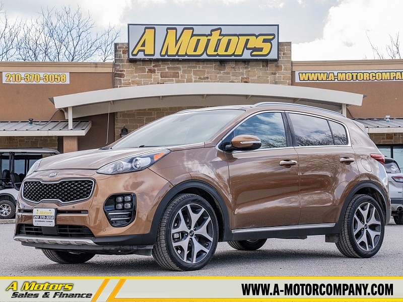 Used 2017  Kia Sportage 4d SUV FWD SX at A Motors Sales & Finance near San Antonio&comma; TX