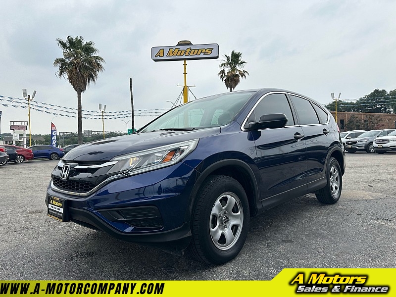 Used 2015 Honda CR-V 4d SUV FWD LX at A Motors Sales & Finance near San Antonio, TX