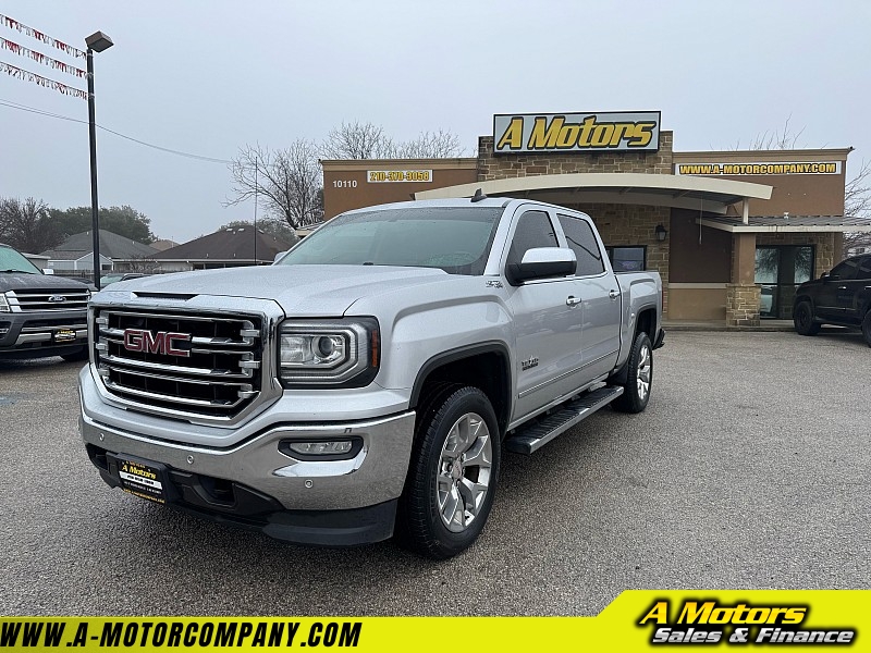 Used 2018  GMC Sierra 1500 4WD Crew Cab SLT at A Motors Sales & Finance near San Antonio, TX