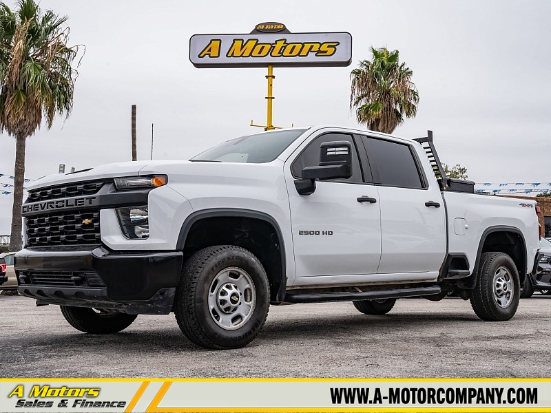Used 2020  Chevrolet Silverado 2500 4WD Crew Cab Work Truck Gas at A Motors Sales & Finance near San Antonio, TX