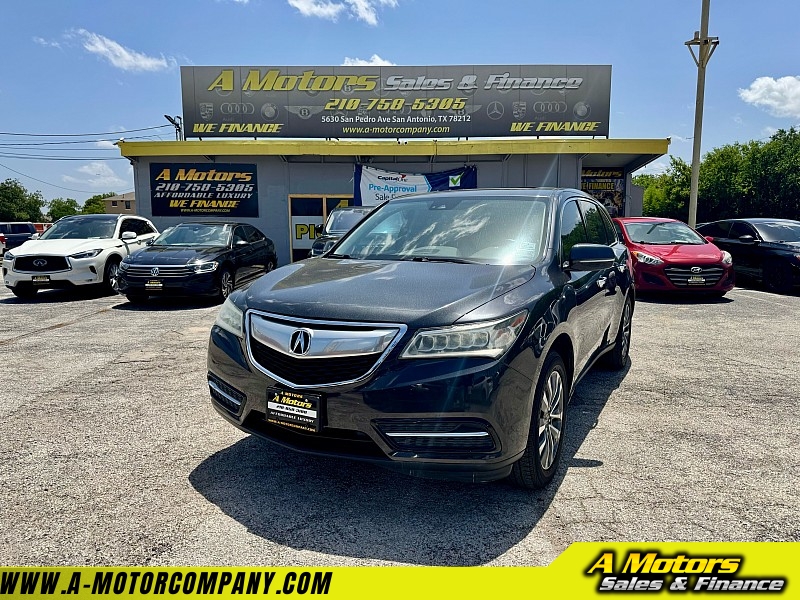Used 2016 Acura MDX 4d SUV FWD Tech at A Motors Sales & Finance near San Antonio, TX