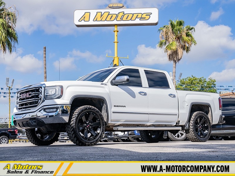 Used 2016  GMC Sierra 1500 4WD Crew Cab SLT at A Motors Sales & Finance near San Antonio, TX