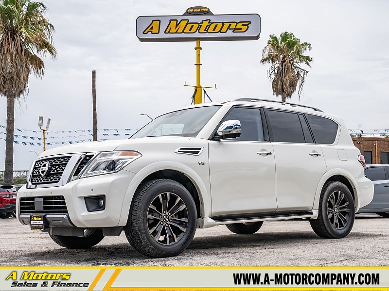Used 2020  Nissan Armada 4d SUV RWD Platinum at A Motors Sales & Finance near San Antonio&comma; TX