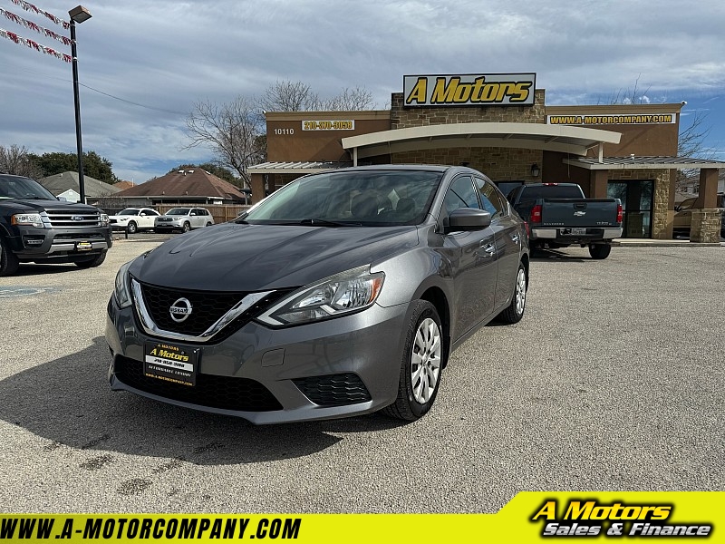 Used 2017  Nissan Sentra 4d Sedan S CVT at A Motors Sales & Finance near San Antonio, TX