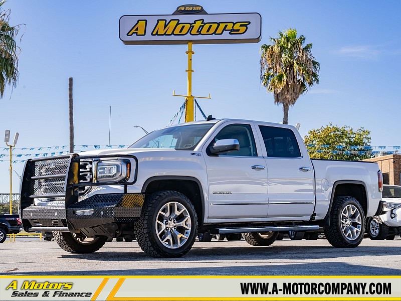 Used 2017  GMC Sierra 1500 4WD Crew Cab SLT at A Motors Sales & Finance near San Antonio, TX