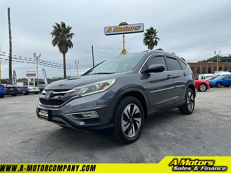 Used 2015  Honda CR-V 4d SUV FWD Touring at A Motors Sales & Finance near San Antonio, TX