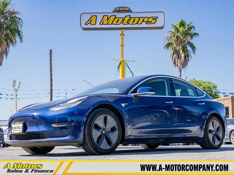 Used 2018  Tesla Model 3 4d Sedan RWD Long Range at A Motors Sales & Finance near San Antonio&comma; TX
