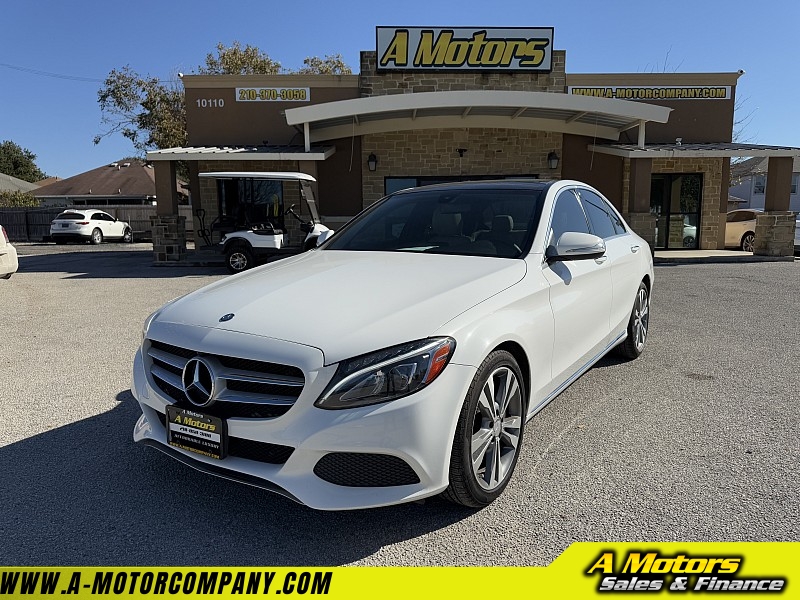 Used 2015  Mercedes-Benz C-Class 4d Sedan C300 at A Motors Sales & Finance near San Antonio, TX