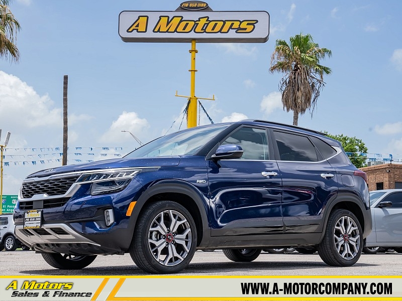 Used 2021  Kia Seltos 4d SUV AWD SX Turbo at A Motors Sales & Finance near San Antonio&comma; TX