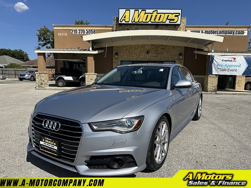 Used 2017  Audi A6 4d Sedan 3.0T Quattro Premium+ at A Motors Sales & Finance near San Antonio, TX