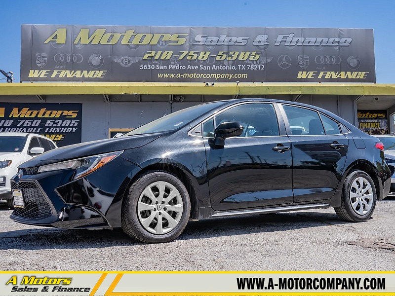 Used 2020  Toyota Corolla 4d Sedan LE at A Motors Sales & Finance near San Antonio&comma; TX