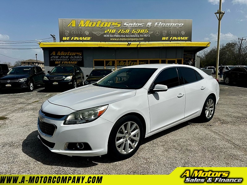 Used 2015  Chevrolet Malibu 4d Sedan LT w/2LT at A Motors Sales & Finance near San Antonio, TX