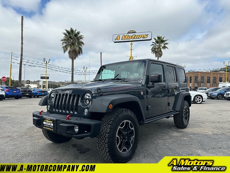 Used 2016  Jeep Wrangler Unlimited 4d Convertible Rubicon Hard Rock at A Motors Sales & Finance near San Antonio, TX