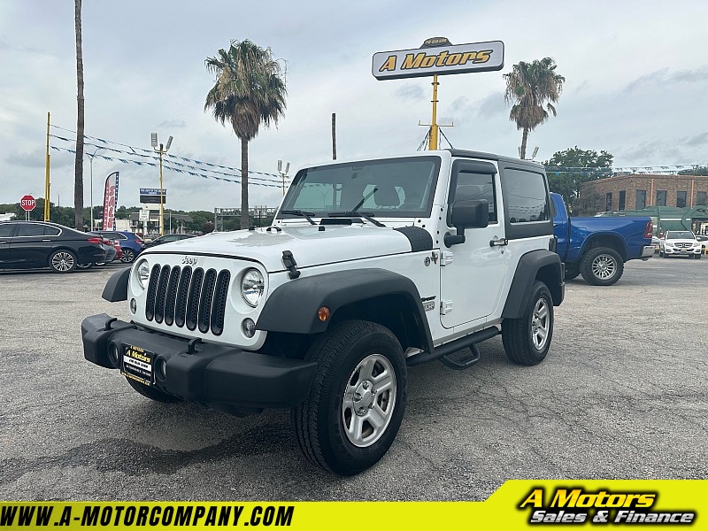 Used 2018 Jeep Wrangler JK 2d SUV 4WD Sport at A Motors Sales & Finance near San Antonio, TX