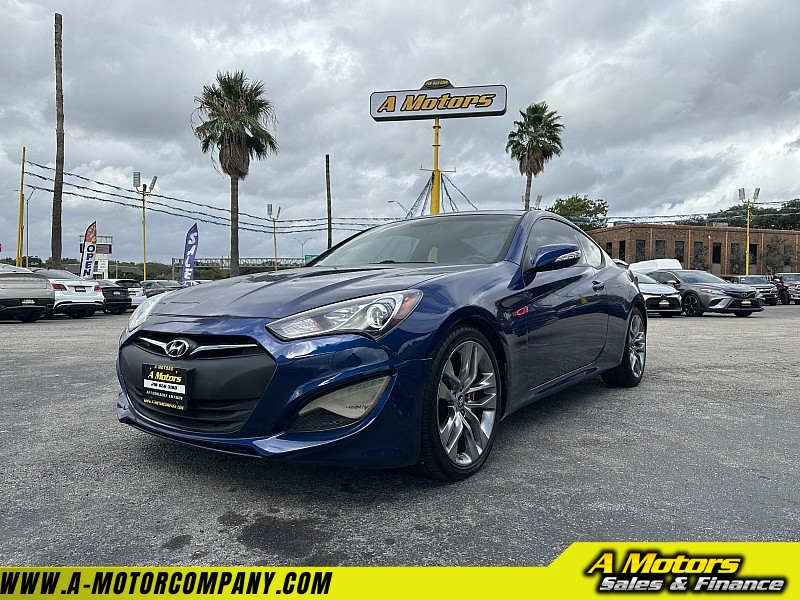 Used 2015  Hyundai Genesis Coupe 2d Coupe Ultimate w/Tan Leather 6spd at A Motors Sales & Finance near San Antonio, TX