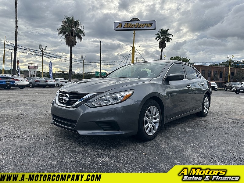 Used 2017  Nissan Altima 4d Sedan 2.5L S at A Motors Sales & Finance near San Antonio, TX