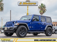 Used 2018  Jeep Wrangler Unlimited 4d SUV 4WD Sport at A Motors Sales & Finance near San Antonio&comma; TX