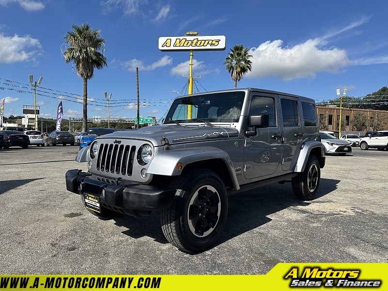 Used 2014  Jeep Wrangler Unlimited 4d Convertible Sahara Polar Edition at A Motors Sales & Finance near San Antonio, TX