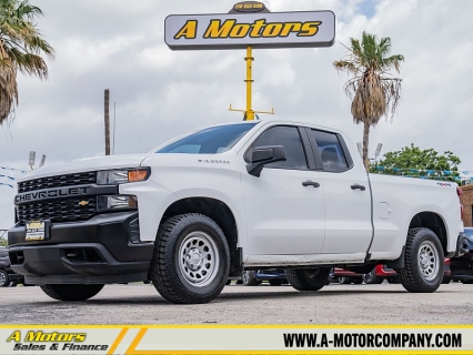 Used 2020 Chevrolet Silverado 1500 4WD Double Cab Work Truck at A Motors Sales & Finance near San Antonio, TX