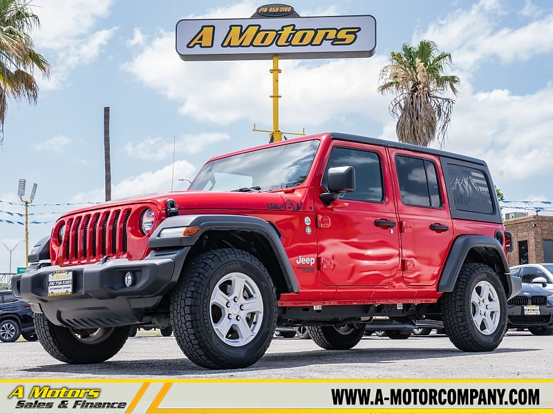 Used 2021  Jeep Wrangler Unlimited Sport 4x4 at A Motors Sales & Finance near San Antonio&comma; TX
