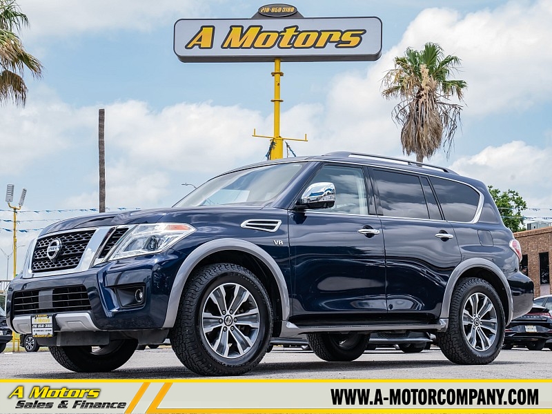 Used 2018  Nissan Armada 4d SUV AWD SV at A Motors Sales & Finance near San Antonio&comma; TX