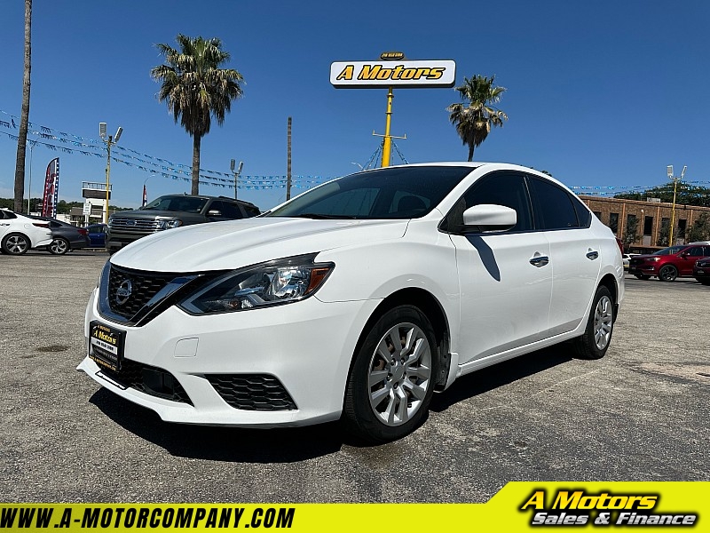 Used 2019  Nissan Sentra 4d Sedan S CVT at A Motors Sales & Finance near San Antonio, TX