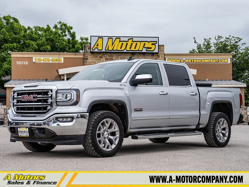 Used 2018  GMC Sierra 1500 4WD Crew Cab SLT at A Motors Sales & Finance near San Antonio&comma; TX