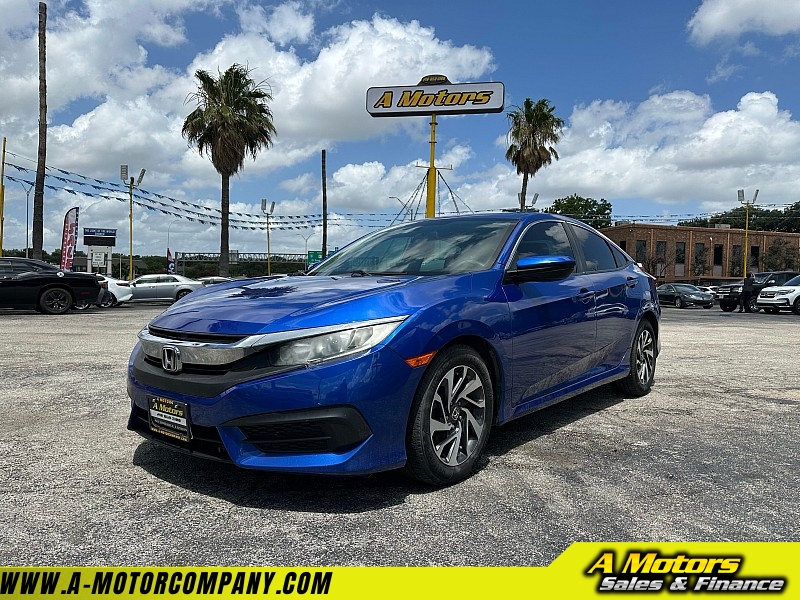 Used 2016 Honda Civic Sedan 4d EX at A Motors Sales & Finance near San Antonio, TX