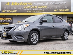 Used 2019  Nissan Versa 4d Sedan SV at A Motors Sales & Finance near San Antonio&comma; TX