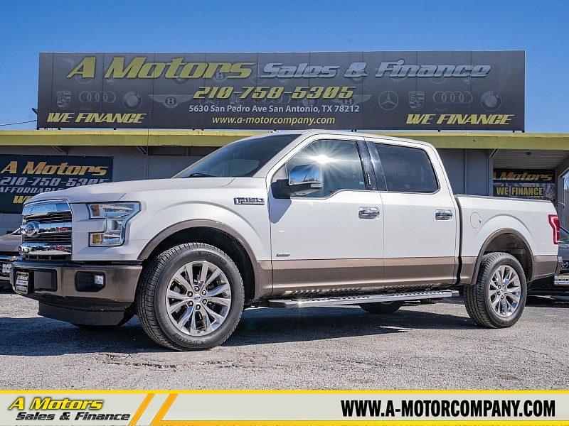 Used 2016  Ford F-150 2WD SuperCrew Lariat 5 1&sol;2 at A Motors Sales & Finance near San Antonio&comma; TX