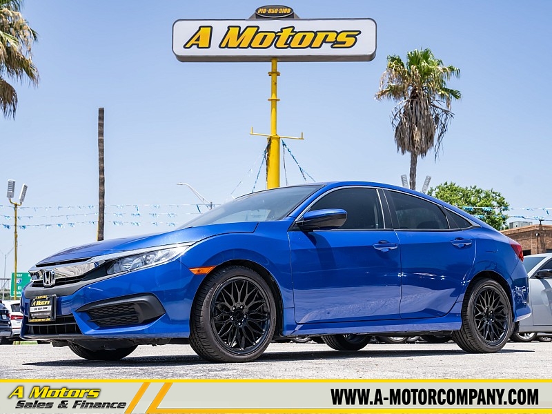 Used 2016  Honda Civic Sedan 4d LX CVT at A Motors Sales & Finance near San Antonio&comma; TX