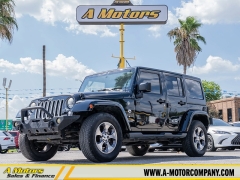 Used 2016  Jeep Wrangler Unlimited 4d Convertible Sahara at A Motors Sales & Finance near San Antonio&comma; TX