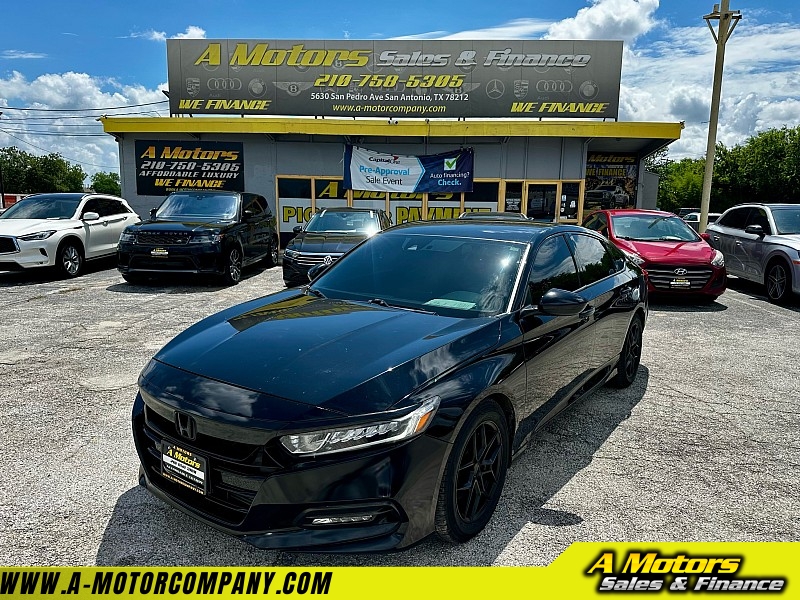 Used 2019 Honda Accord Sedan 4d Sport 1.5L CVT at A Motors Sales & Finance near San Antonio, TX