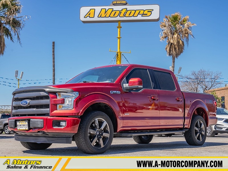 Used 2017  Ford F-150 4WD SuperCrew Lariat 5 1&sol;2 at A Motors Sales & Finance near San Antonio&comma; TX