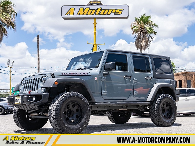 Used 2015  Jeep Wrangler Unlimited 4d Convertible Rubicon Hard Rock at A Motors Sales & Finance near San Antonio&comma; TX