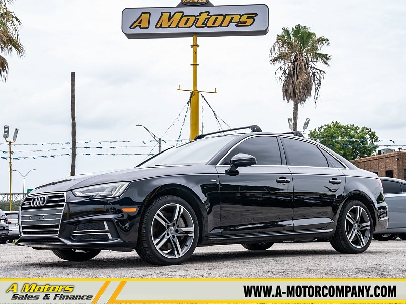 Black 2018 Audi A4 Sedan All-Wheel Drive 7-Speed Automatic
