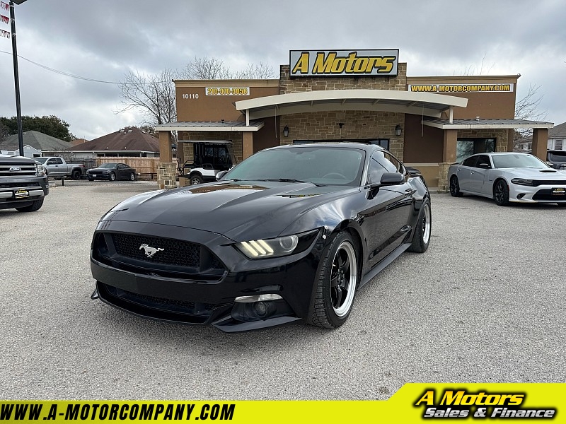 Used 2015  Ford Mustang 2d Fastback EcoBoost Premium at A Motors Sales & Finance near San Antonio, TX