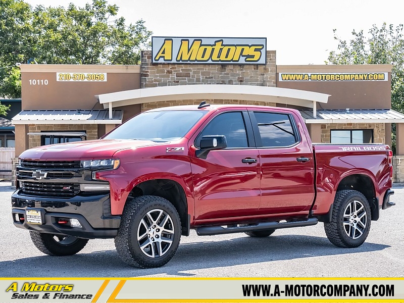 Used 2019  Chevrolet Silverado 1500 4WD Crew Cab LT Trail Boss at A Motors Sales & Finance near San Antonio, TX