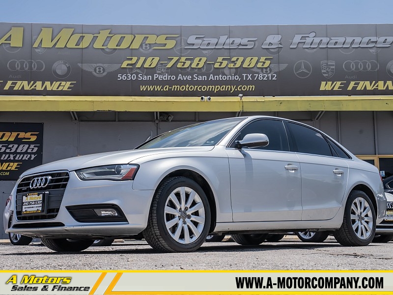 Used 2013  Audi A4 4d Sedan 2&period;0T Quattro Premium AT at A Motors Sales & Finance near San Antonio&comma; TX