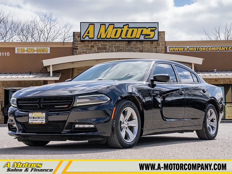 Used 2018  Dodge Charger 4d Sedan RWD SXT Plus at A Motors Sales & Finance near San Antonio&comma; TX