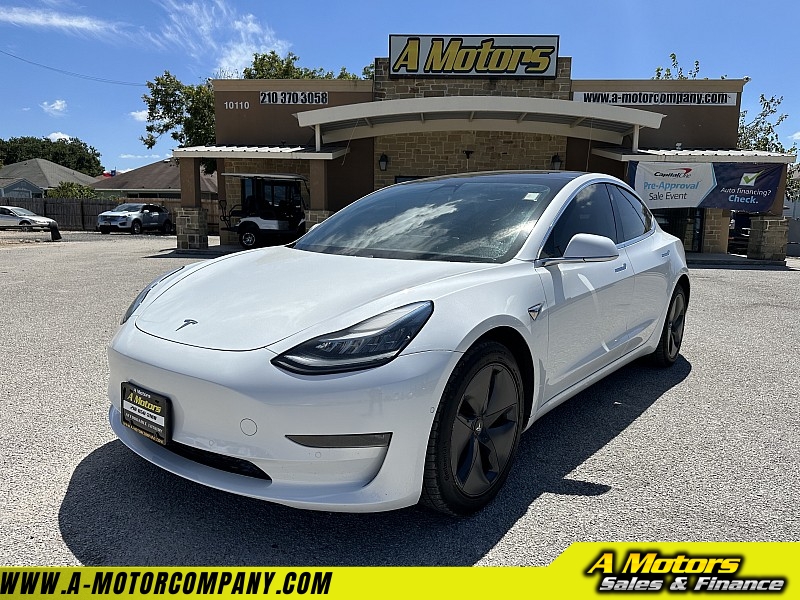 Used 2019  Tesla Model 3 4d Sedan RWD Standard Range at A Motors Sales & Finance near San Antonio, TX