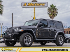 Used 2020  Jeep Wrangler Unlimited 4d SUV 4WD Sahara at A Motors Sales & Finance near San Antonio&comma; TX