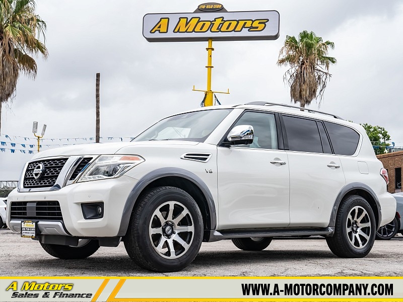 Used 2018  Nissan Armada 4d SUV RWD Platinum at A Motors Sales & Finance near San Antonio&comma; TX