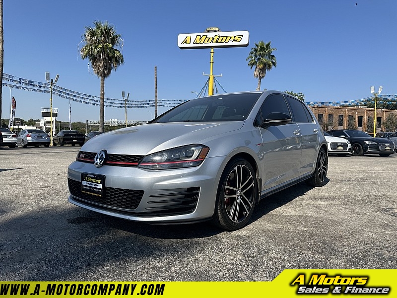 Used 2017  Volkswagen GTI 4d Hatchback Sport 6spd at A Motors Sales & Finance near San Antonio, TX