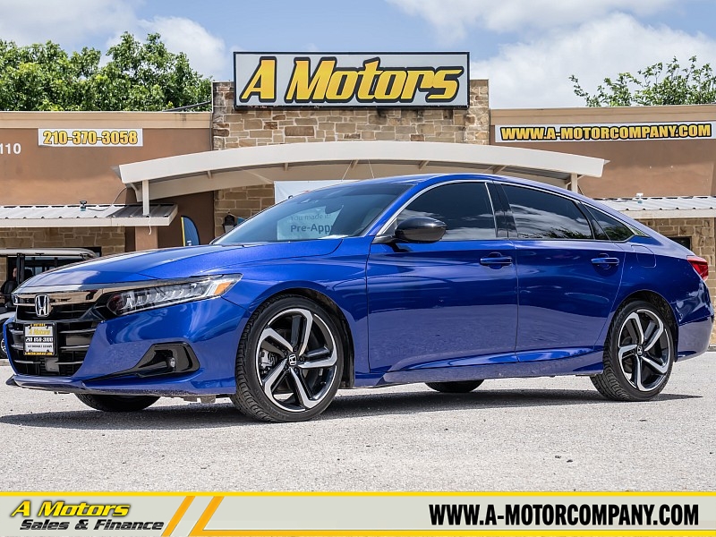 Used 2022  Honda Accord Sedan Sport 1&period;5T CVT at A Motors Sales & Finance near San Antonio&comma; TX